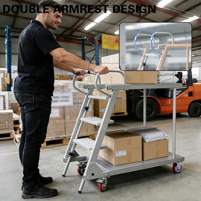 Heavy Duty Platform Truck Cart, Flatbed Cart - Image 7