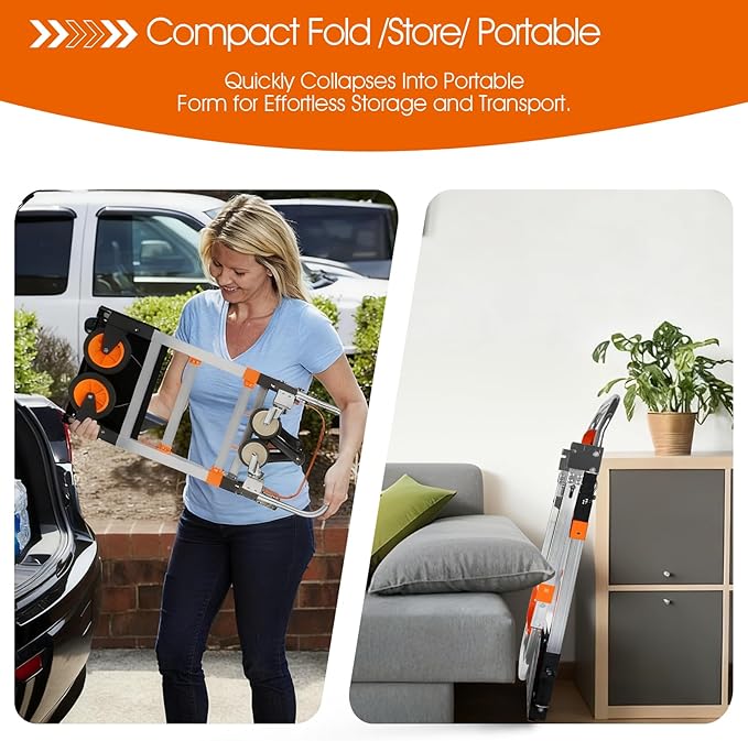 3 in 1 Folding Hand Truck Dolly Cart - Image 9