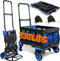 2-in-1 Folding Hand Truck with Folding Basket, Hand Truck with Retractable by Unknown