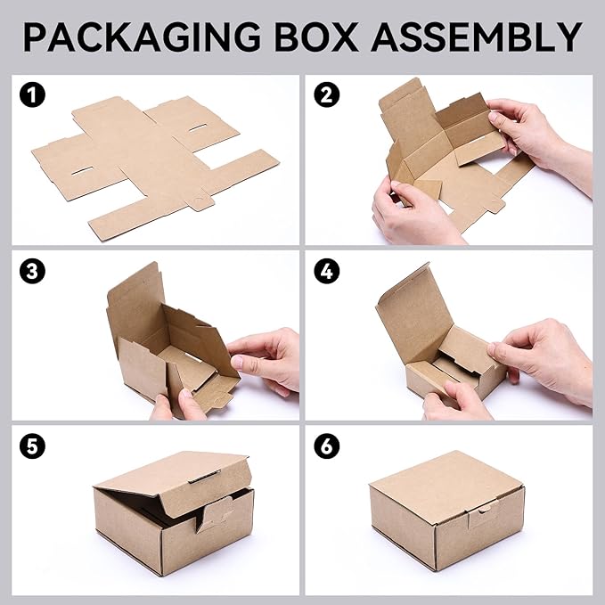 Small Shipping Boxes 3.5x3.3x1.6 Inches, Packaging & Storage - Image 4
