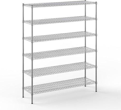 18" Deep x 60" Wide x 74" Height Wire Shelving Kit | 6-Tier | NSF Commercial by Regal+Altair