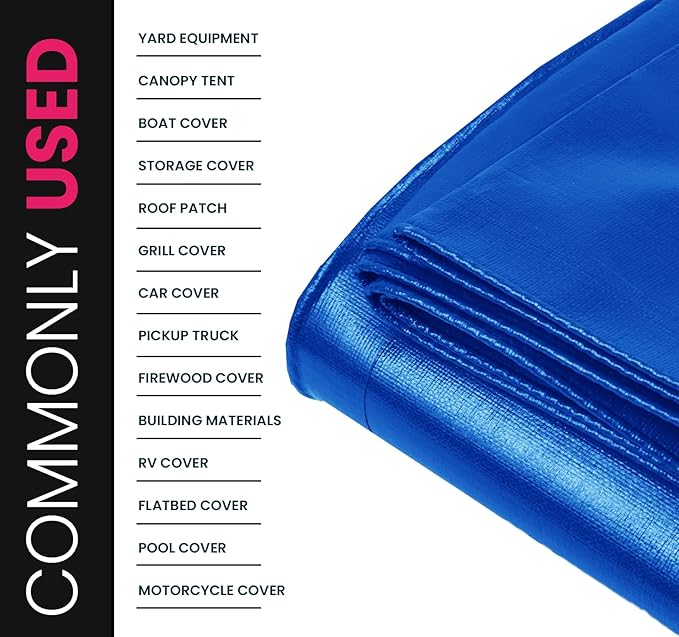 PROTARP Extreme Heavy Duty 22 Mil Tarp Cover, Waterproof, UV Resistant - Image 5