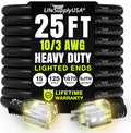 25ft Outdoor/Indoor Extension Cord 10/3 Gauge Ultra Heavy Duty 3 Prong SJTW by LifeSupplyUSA