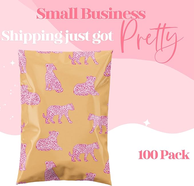 14.5x19 Designer Poly Mailer 100 Pack Heavy Duty Waterproof Self Seal Shipping - Image 6