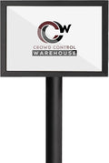 Crowd Control Warehouse Pedestal Standing Floor Sign Frame by Crowd+Control+Warehouse