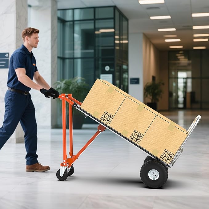 3 in1 Convertible Hand Truck, Folding Aluminum Hand Trucks 880lb Load Appliance - Image 7