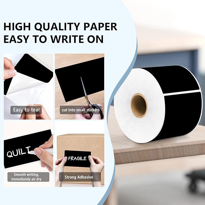 PARLAIM 3 X 5 Inch 4Rolls/1000 Per Rectangle Inventory Color Coding Labels - Image 3