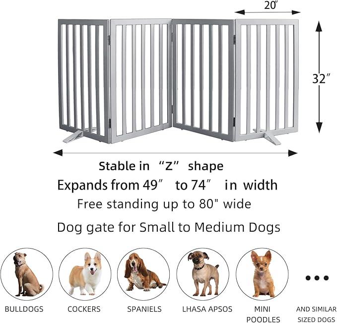 ZJSF Freestanding Indoor Dog Gate - Image 7