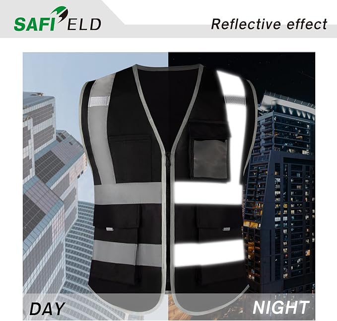 Safety Reflective Work Vest 6 Pack - Image 4