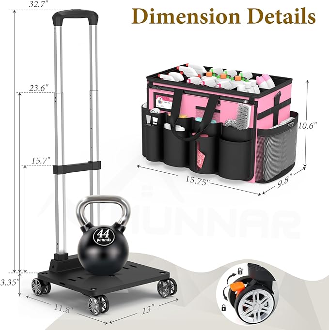 Cleaning Caddy with Wheels - Image 4