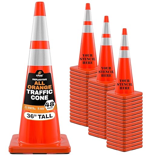 Xpose Safety 36 Inch Orange Traffic Cones by XposeSafety