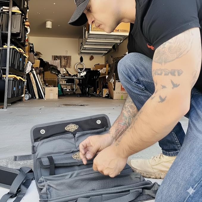 The Ryker Bag Customized Black Pro Tool Roll - Image 7