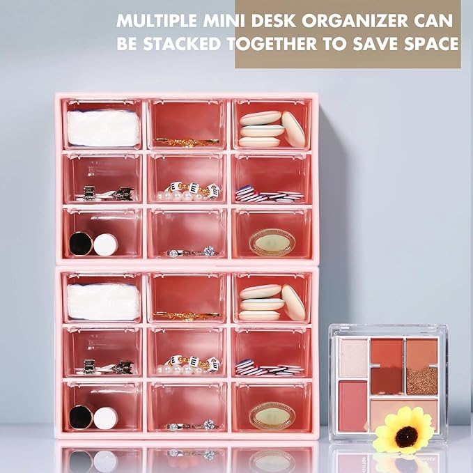 Amyhill 6 Pcs Mini Drawer Organizer Small Organizer - Image 6