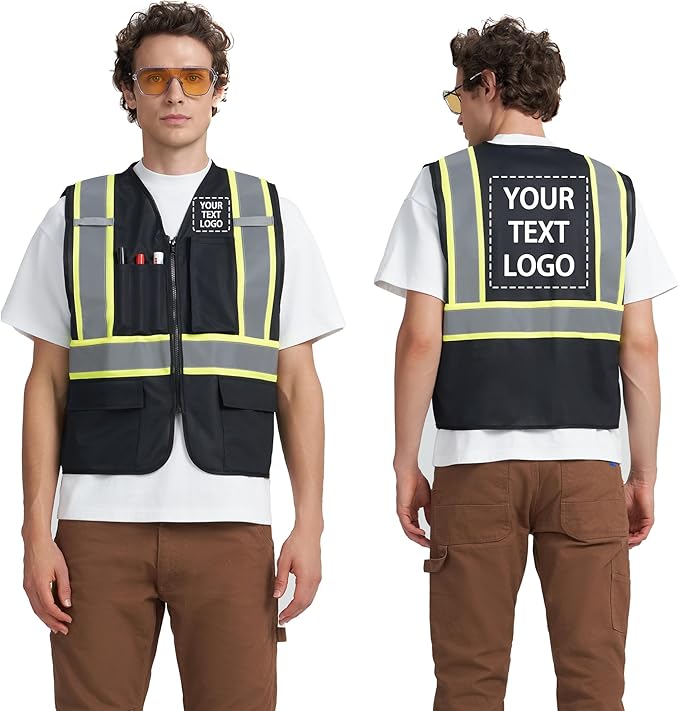 A-KSAFETY Custom High Visibility Reflective Safety Vest by Unknown