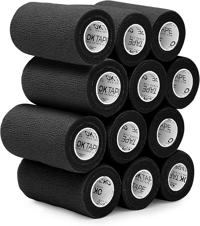 OK TAPE Self Adherent Cohesive Bandages Wrap by OKTAPE