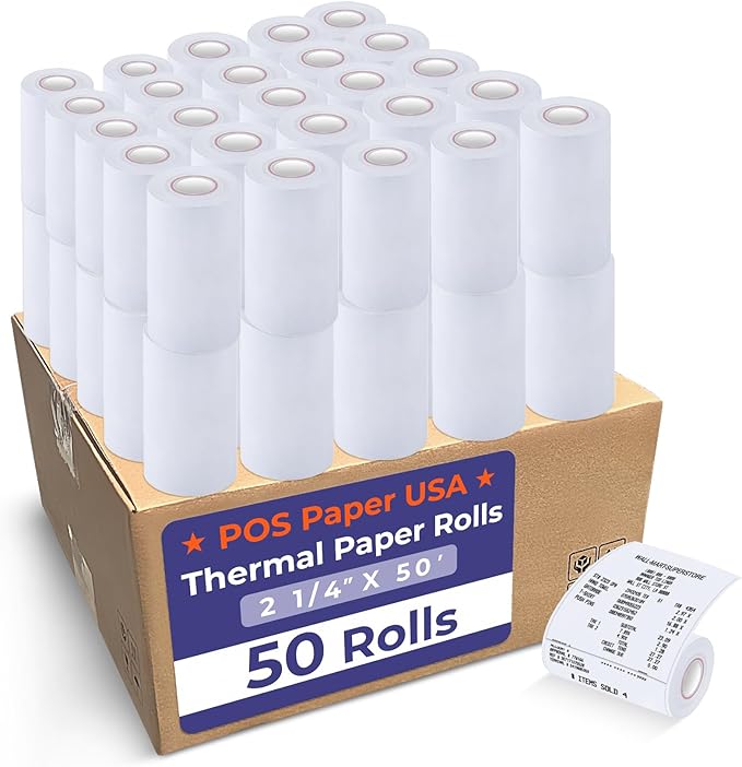 2 1/4" x 50' Thermal Paper by Unknown