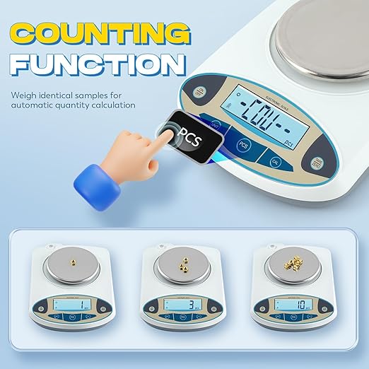 CGOLDENWALL High Precision Lab Scale Digital Analytical Electronic Balance - Image 6
