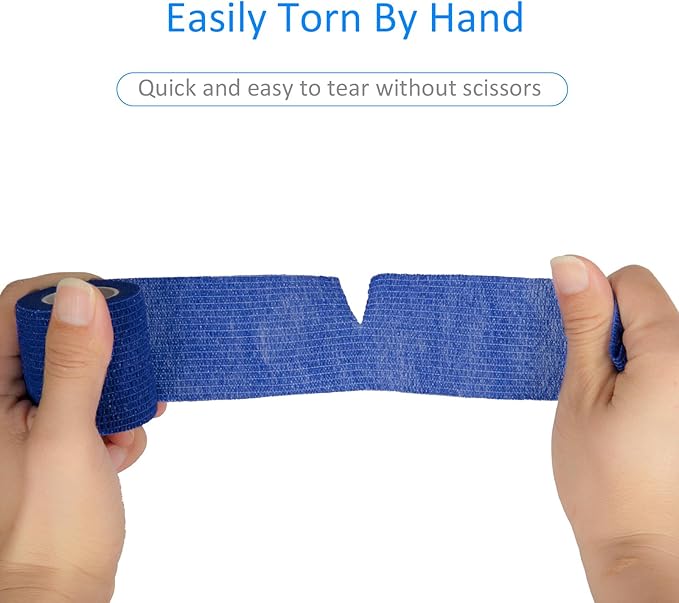 24 Pack Self Adherent Cohesive Wrap Bandages Non Woven Cohesive Bandage Elastic - Image 3