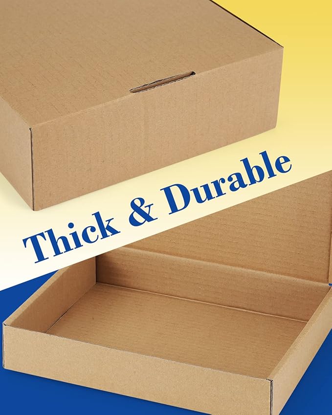 Shipping-Boxes-12x9x3 Inches: 22 Pack-Cardboard-Boxes-for-Packaging, Corrugated - Image 3