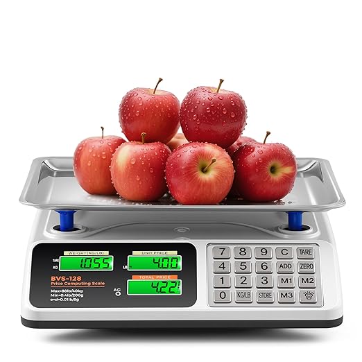 Bonvoisin Price Computing Scale 88lb/40kg Commercial Food Scale by Bonvoisin