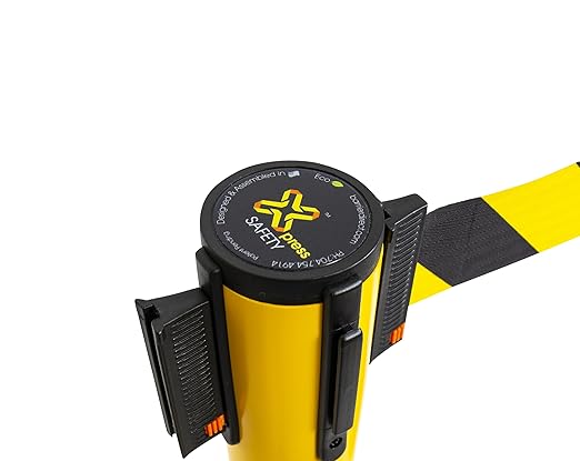 Xpress Safety Stanchion– 11’ Premium Polyester Belt, Universal 4-Way Connection - Image 3
