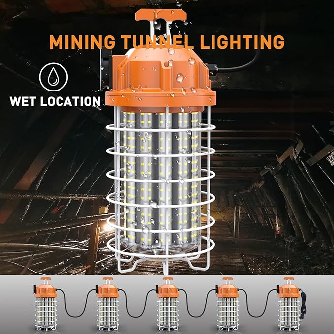 NS 150W High Bay Temporary LED Work Light 23550Lm 5000K Daylight White - Image 5