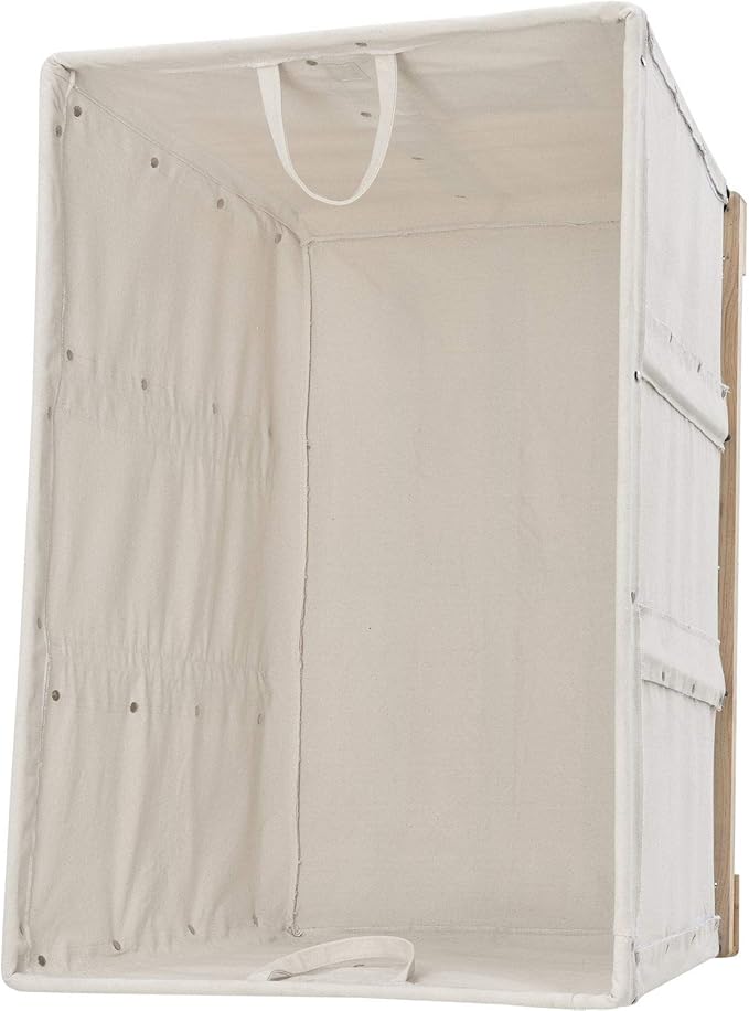 Global Industrial 16 Bushel, Canvas Basket Bulk Truck, Unassembled, Rolling - Image 4