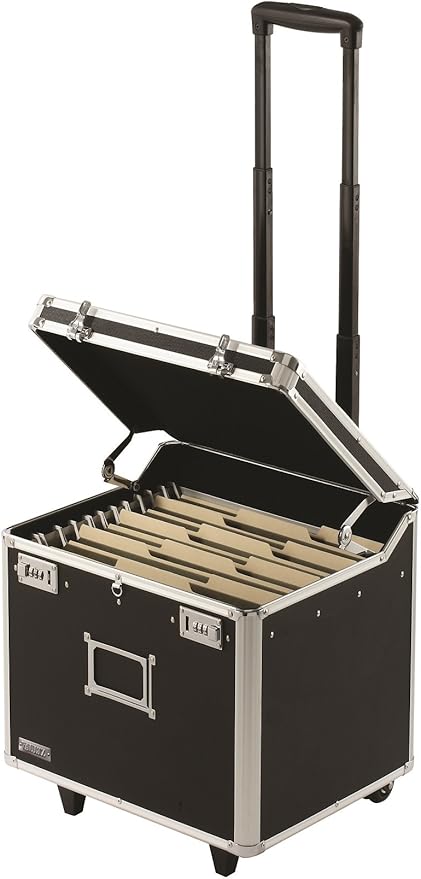 Vaultz Locking Mobile Business Case, Letter Size, 11 x 14.75 x 13.75 Inches by Vaultz