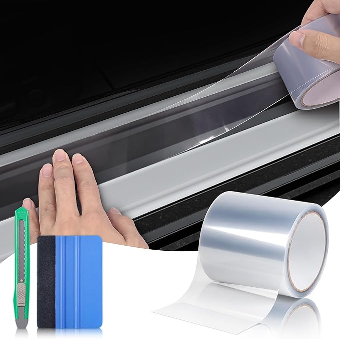 Lypumso Clear Vinyl Wrap Tape, Car Door Edge Guard Door Sill Protector by LYPUMSOVINYLS