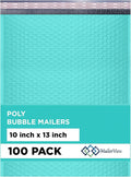 Teal 10x13 Inch Poly Bubble Mailers |Self Seal Padded Envelopes by MAILERVIEW