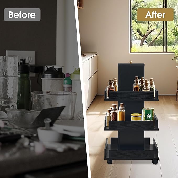 BarberPub Multi-Functional Kitchen Trolley - Image 6