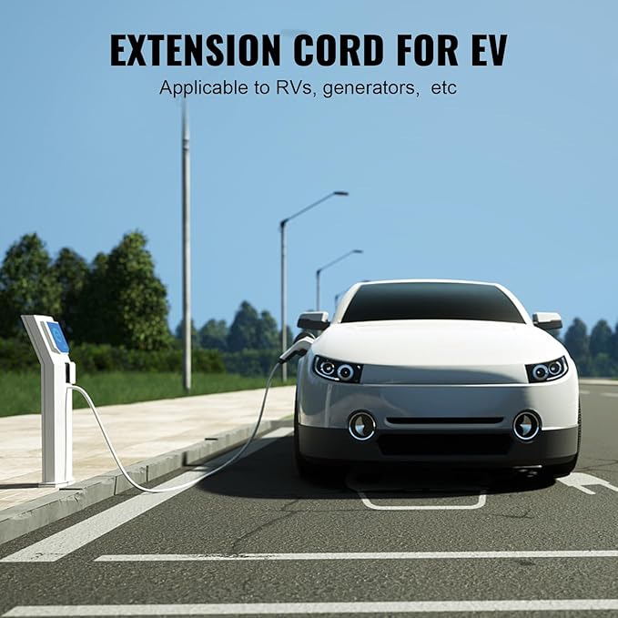 VEVOR 30 Amp RV Extension Cord, 25 ft, Heavy Duty STW 10/3 AWG RV Power Cord - Image 7