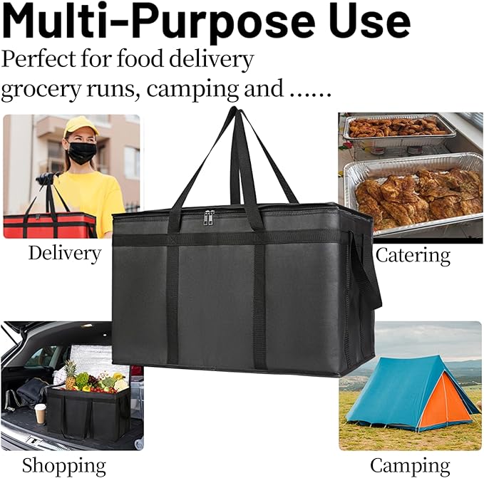 Bodaon 2-Pack Insulated Food Delivery Bag - Image 6