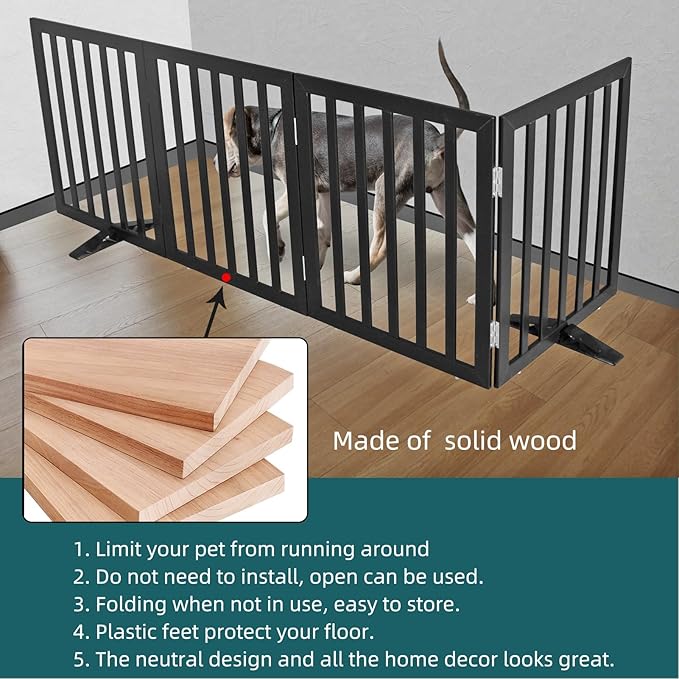 ZJSF Freestanding Indoor Dog Gate - Image 6