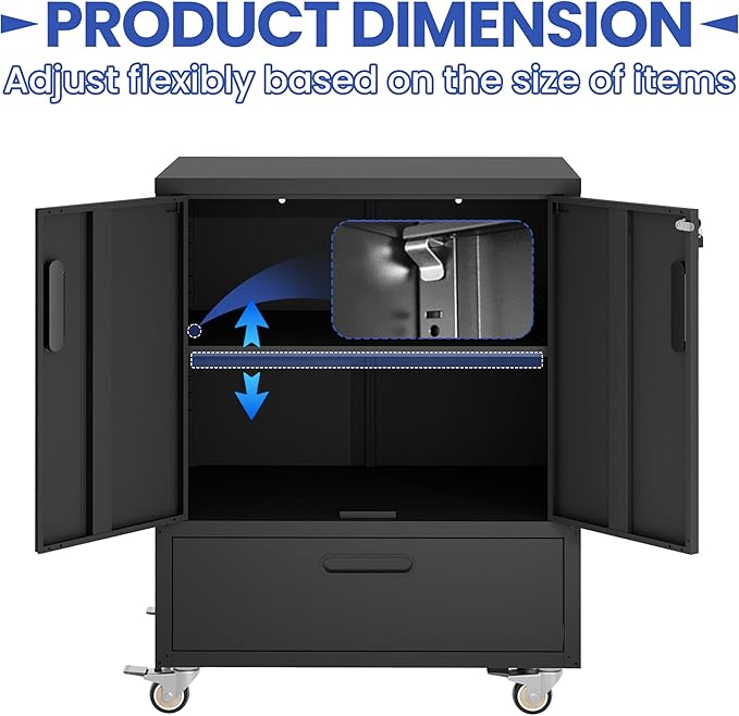 Metal Tool Storage Cabinet - Image 4
