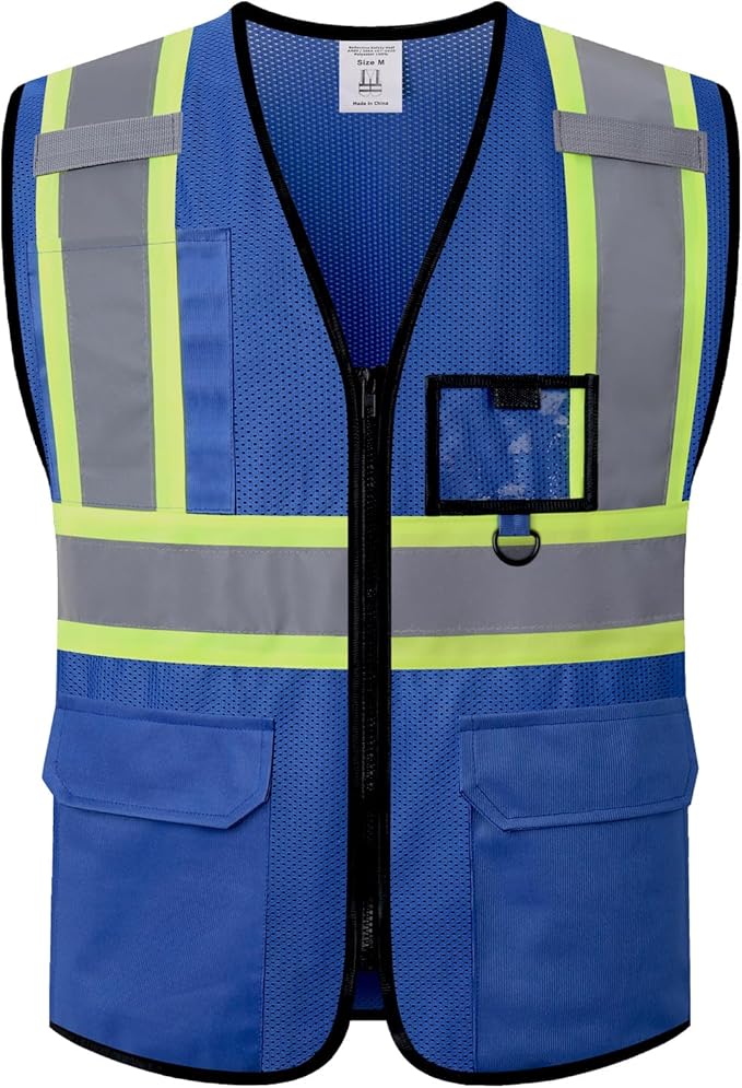 Hi Vis Reflective Safety Vest for Men Women by LaienSafety