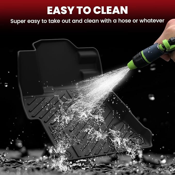LASFIT Floor Mats for Honda Civic Sedan 2012 2013 2014 2015, All Weather TPE - Image 6
