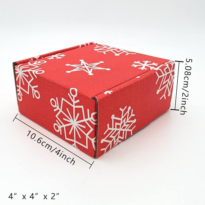 Green Recyclable Cardboard Small Gift Mailer Boxes - Image 2