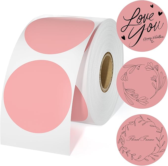 CLASSY 2" Circle Thermal Sticker Label by CLASSY
