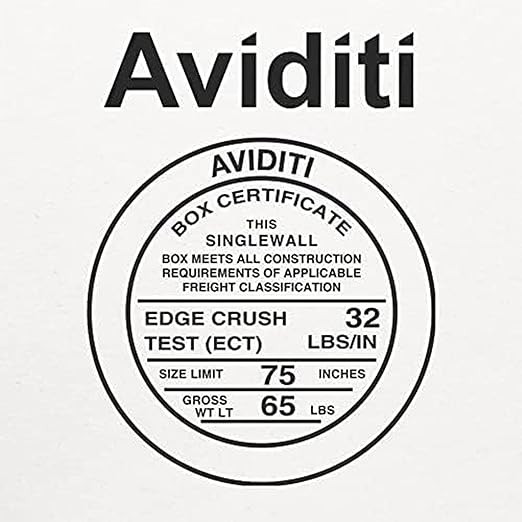 Aviditi White Corrugated Cardboard Mailing Boxes, Small Cardboard Boxes - Image 5