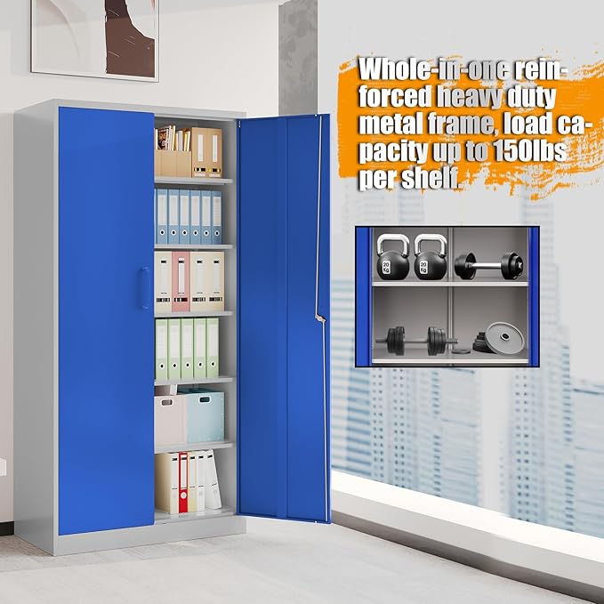 STANI Metal Garage Storage Cabinet - Image 6