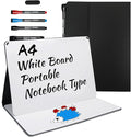 Portable White Board Small Dry Erase Board, A4 Reusable Notebook by CABPLROI