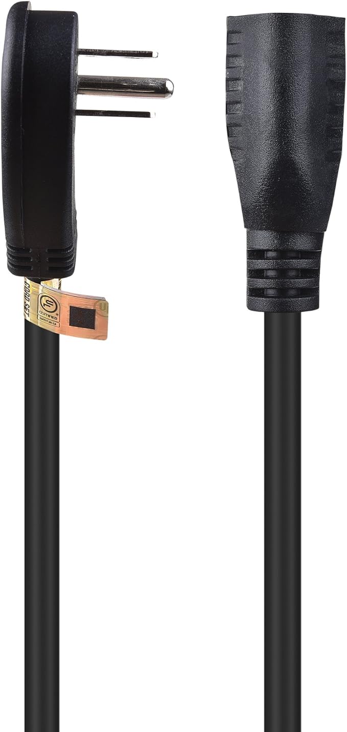 Cable Matters 2-Pack Low Profile Flat Plug Extension Cord 15 Feet - Image 5