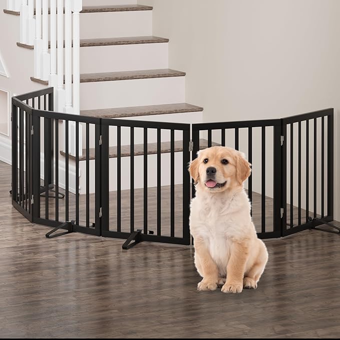 Freestanding Foldable Dog Gate - Image 4