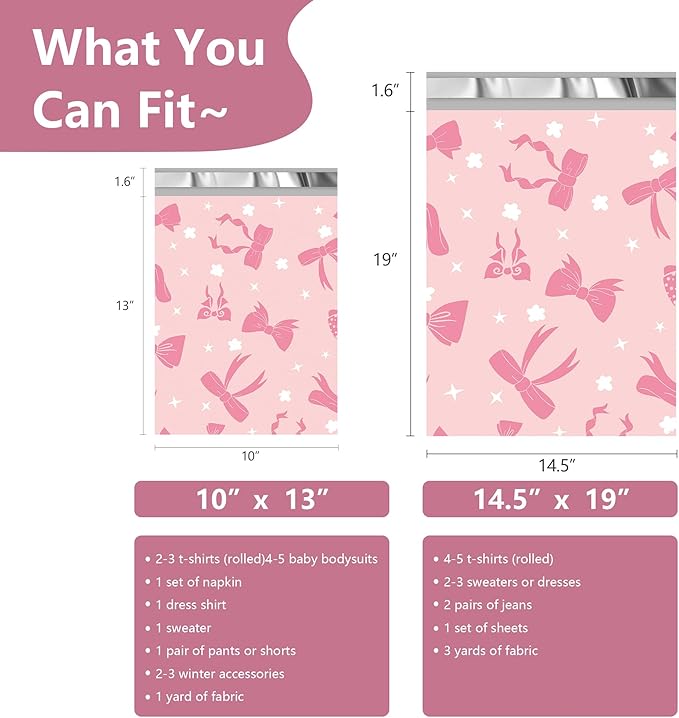 Poly Mailers 14.5x19 Inch 50 Pcs - Image 2