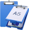 Small Clipboard with Storage, A5 Clipboards with Pen Holder, Half Letter Clip by Meiikun
