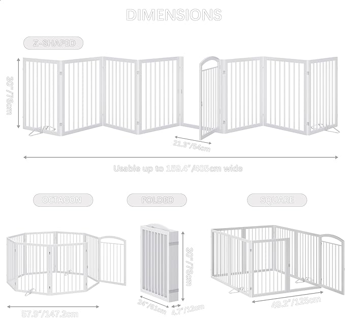 JSB 192-inch Extra Wide 30-inch Tall Dog gate - Image 2