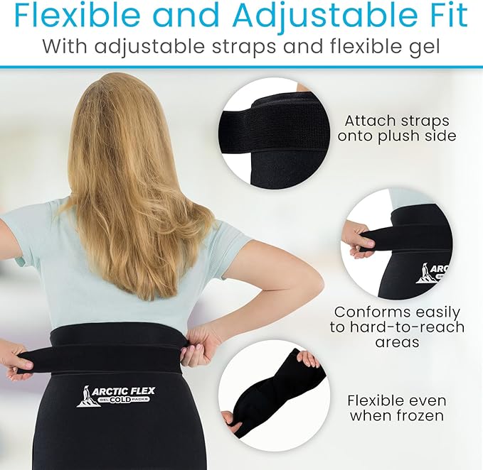 Arctic Flex Large Ice Packs for Injuries Reusable Durable Gel Soft Ice Pack for - Image 7