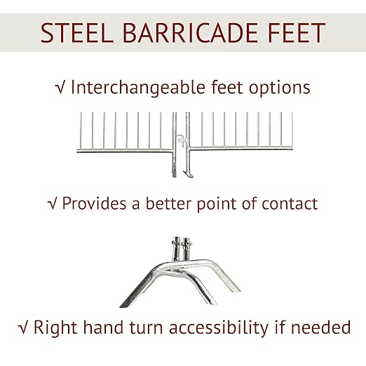 Angry Bull Barricades Metal Interlocking Steel Barricade - Image 5