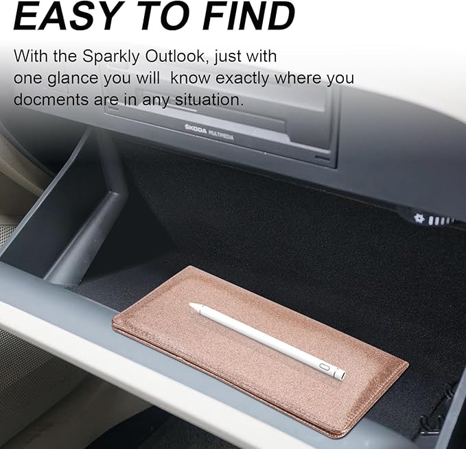 Cacturism Car Registration and Insurance Holder, Car Accessories Vehicle Glove - Image 7
